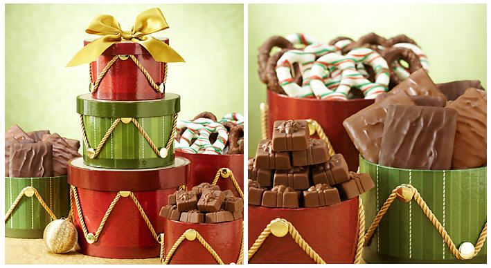 Regal Drum Christmas Gift Tower Harry London Chocolates